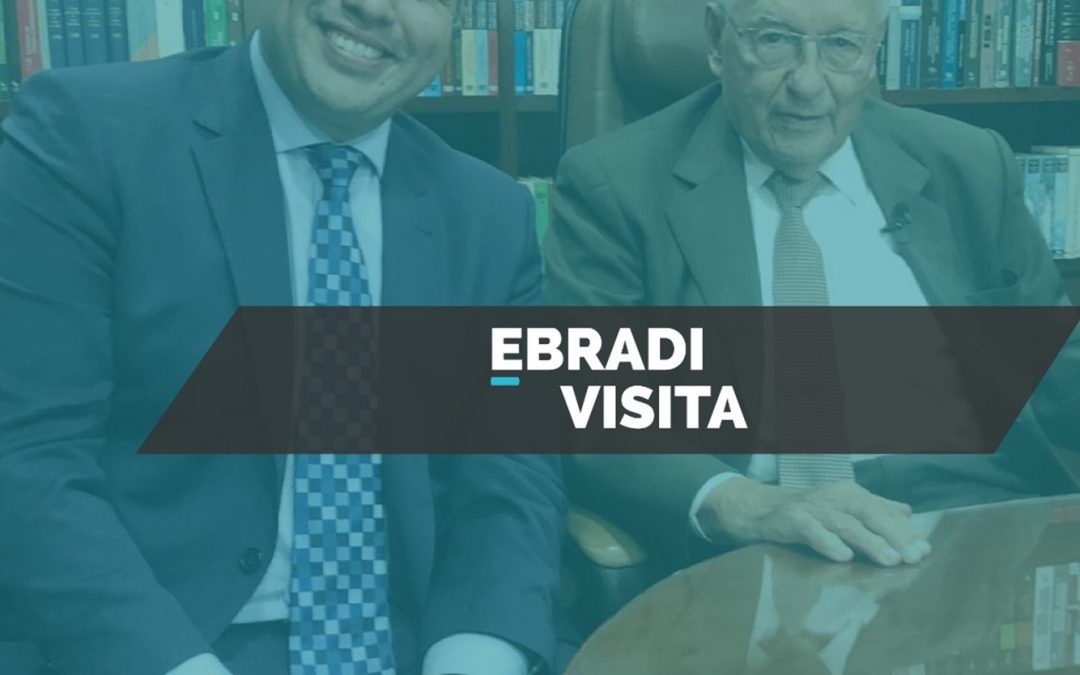 Cofundador da EBRADI, Marcelo Cometti, visita Ives Gandra Martins em seu escritório